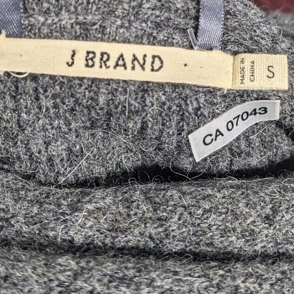J Brand | Lindley Wool Sweater in Medium Heather Grey - Picture 5 of 7